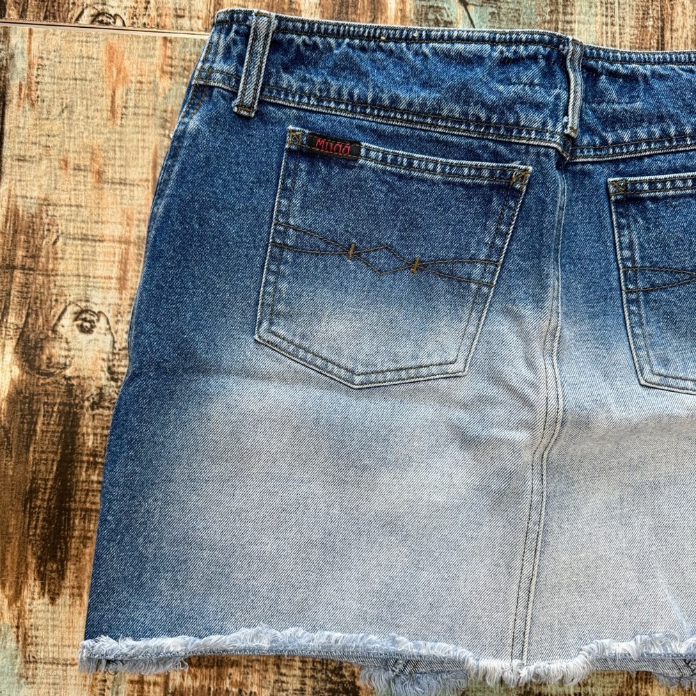 ☀️ $10 SALE | Women’s Juniors “MUDD” Jean Skirt | #H3 - Picture 6 of 12